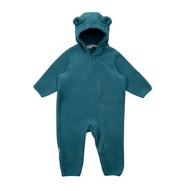 Jan and Jul Blue Spruce Bear Fleece Suit, Size: 12-18m