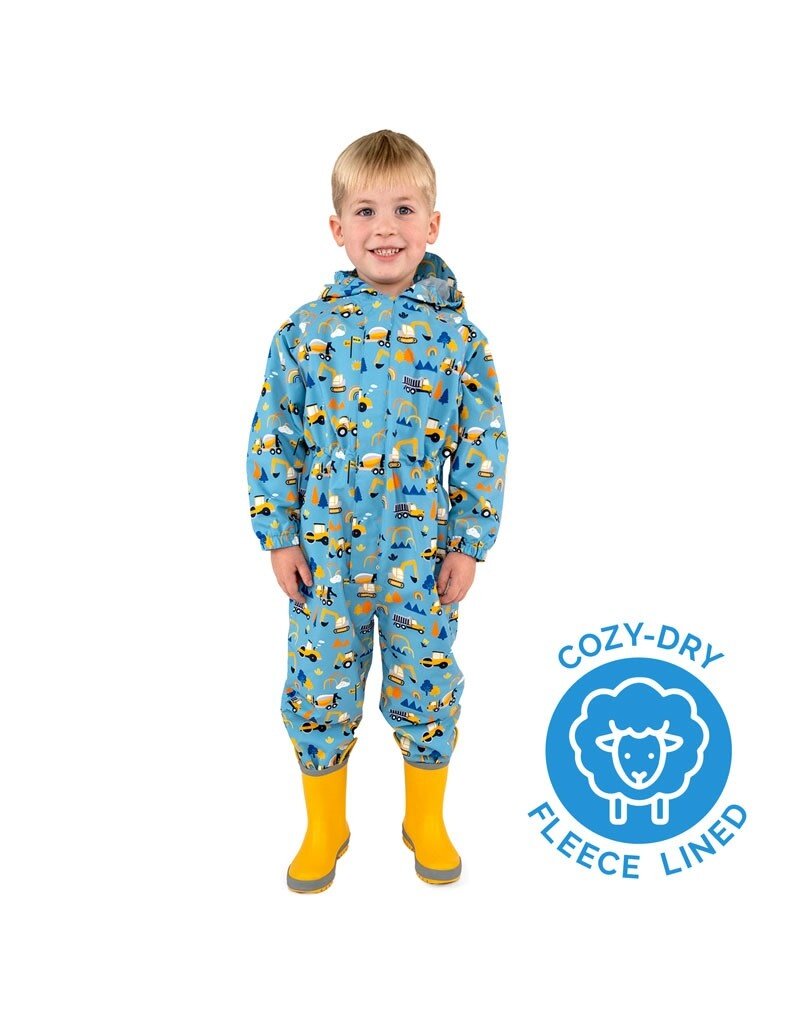Jan and Jul Construction Cozy-Dry Waterproof Play Suit