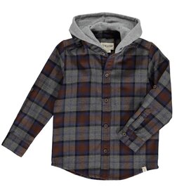 Erin Hooded Woven Shirt Size: 4-5y