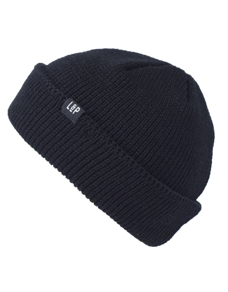 L and P Apparel Black New York Toque