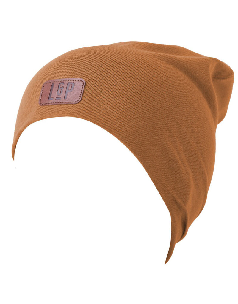 L and P Apparel Caramel Cotton Baby Beanie
