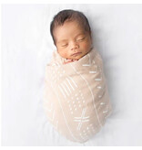 Loulou Lollipop Almond Mudcloth Bamboo Swaddle