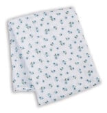 Lulujo Swaddle Blanket Muslin Cotton LG-Blueberries 0m+