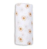 Lulujo Swaddle Blanket Muslin Cotton LG-Suns 0m+