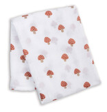 Lulujo Swaddle Blanket Muslin Cotton LG-Mushroom 0m+