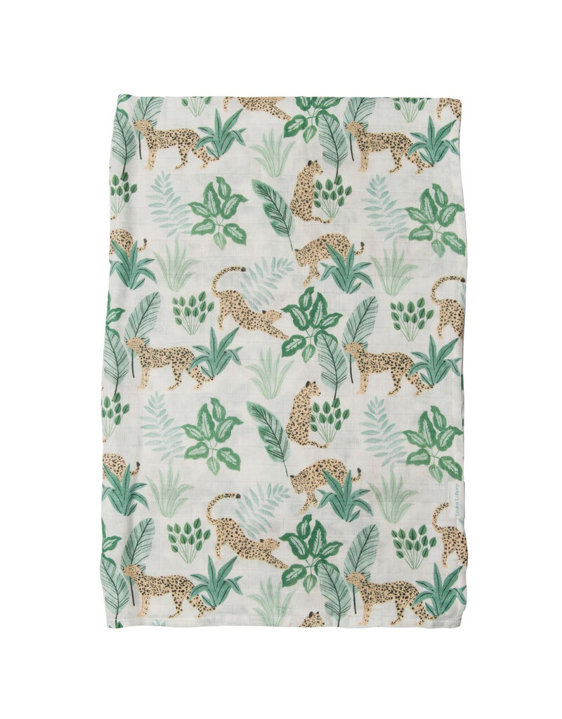 Loulou Lollipop Tropical Jungle Bamboo Swaddle