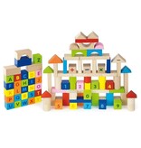 Alphabet & Numbers Block Set - 100pcs