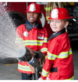 Great Pretenders Firefighter Set (w/ 5 Accessories), 3-4T