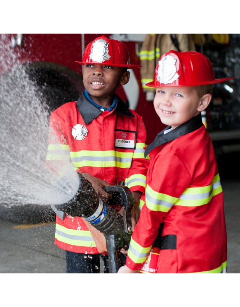 Great Pretenders Firefighter Set (w/ 5 Accessories), 3-4T