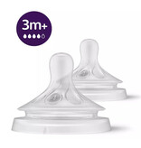 Philips Avent Natural Nipple - Medium Flow 3m+ 2pk