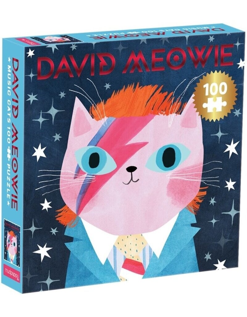 Mudpuppy David Meowie Music Cats 100pc Puzzle 6y+