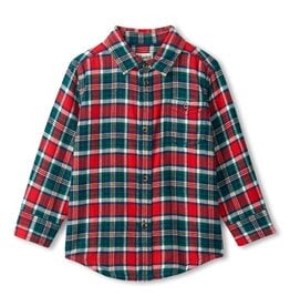 Hatley Celebration Plaid Buttondown Shirt Size: 5