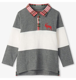 Hatley Elk Polo Shirt Size: 2