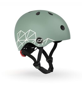 Scoot and Ride Baby/Toddler XXS-S (1-4y) Helmet - Green Lines