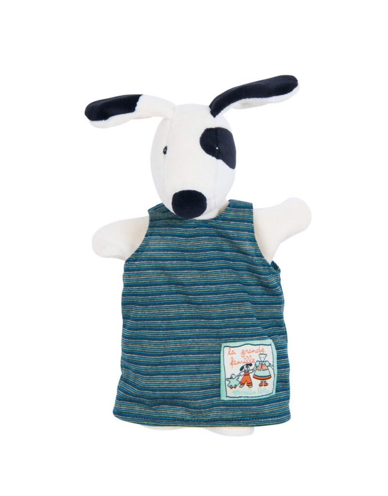 Moulin Roty Grande Famille - Julius Dog Hand Puppet