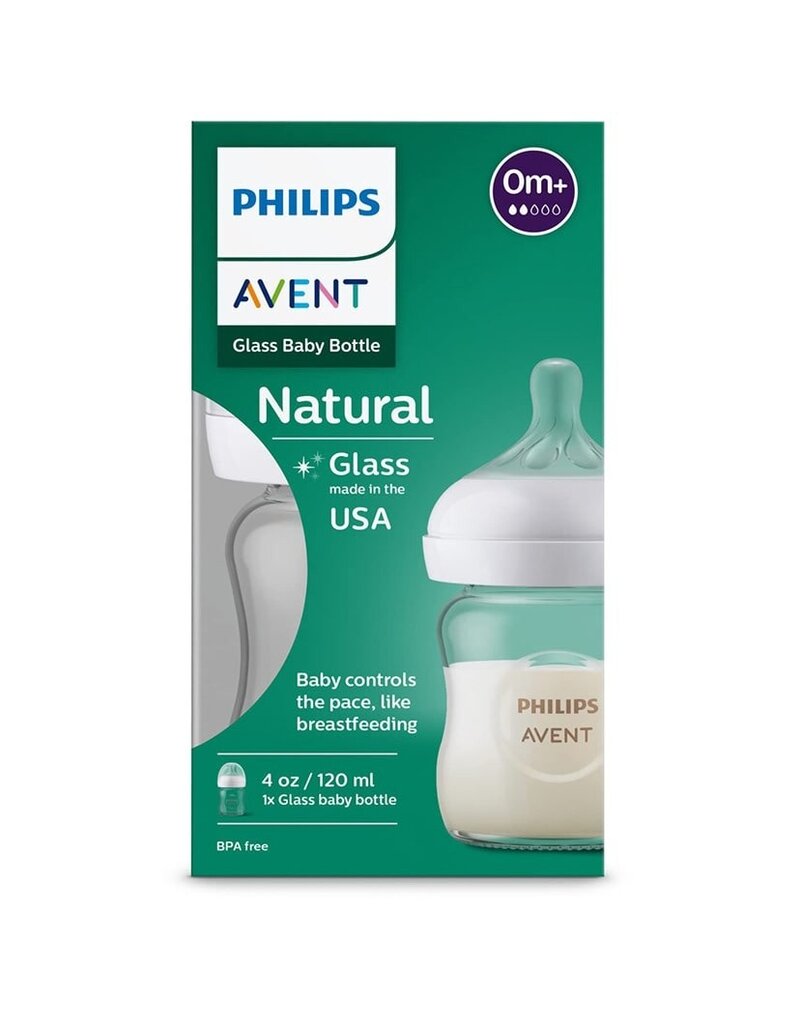 Philips Avent Glass Natural Bottle 4oz
