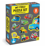 Mudpuppy Construction Site 2pc My First Puzzles, 24m+