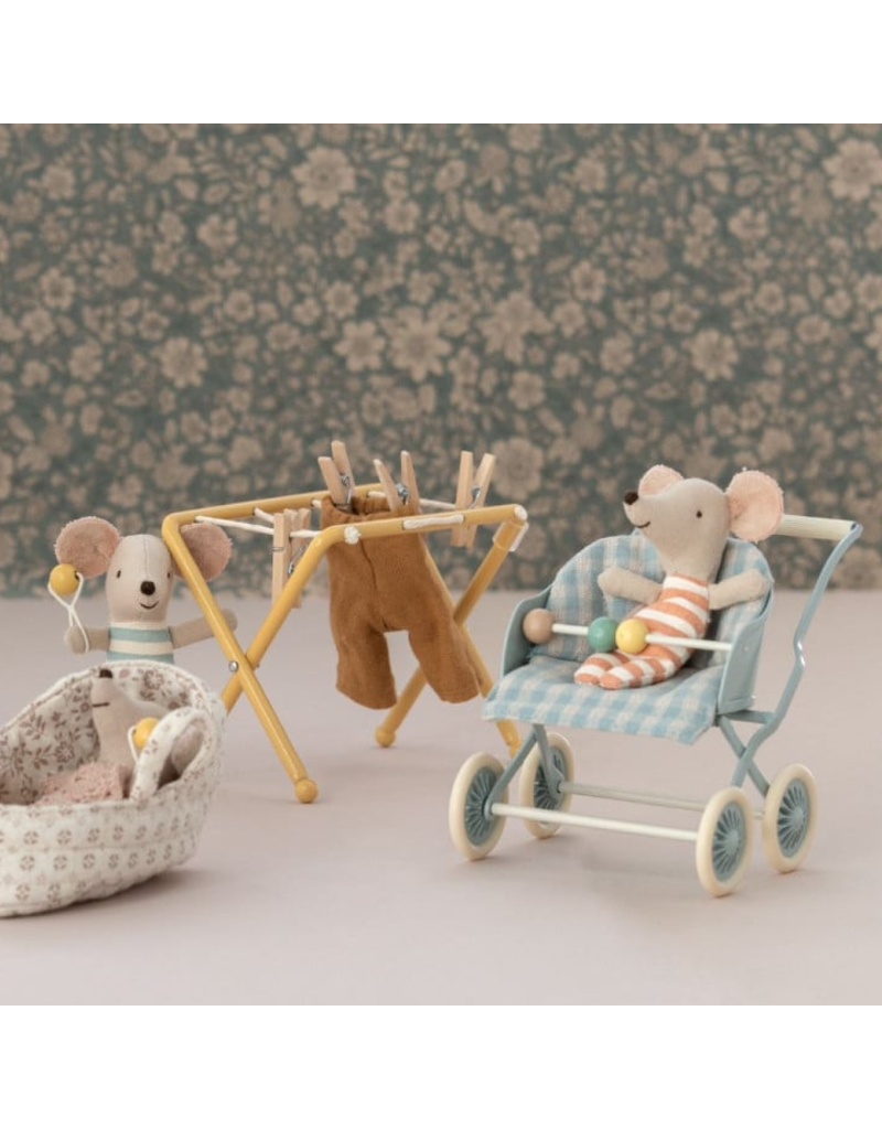 Maileg Stroller (for Mice), Mint