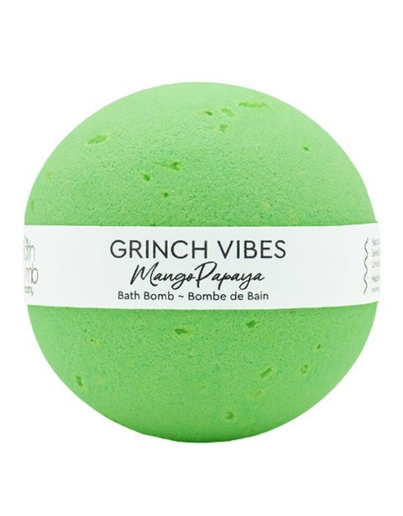 Grinchmas Natural Bath Bomb (Satsuma & Orange Blossom)