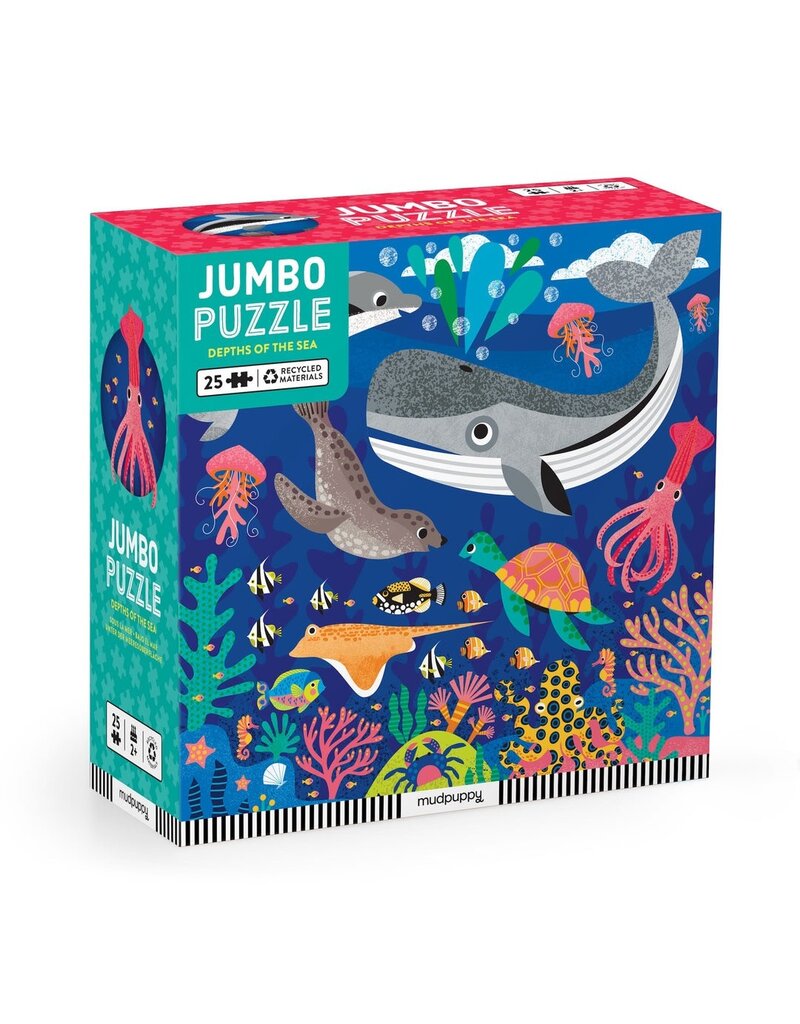 Mudpuppy Jumbo Puzzle Depths of the Sea 2y+