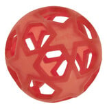 Hevea Natural Rubber Star Ball - Raspberry