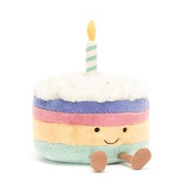 Jellycat Amuseable Rainbow Birthday Cake