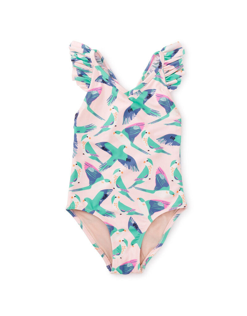 Tea Collection Parrot Polka Swimsuit