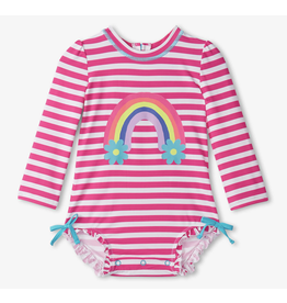 Hatley Candy Stripes Baby Rashguard Swimsuit