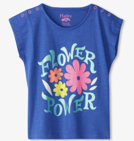 Hatley Flower Power Snap Up Baby Tee, Sizes: 6-9m, 9-12m