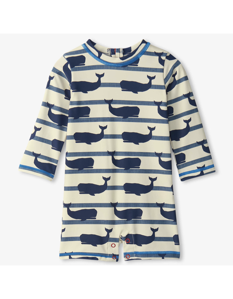 Hatley Nautical Whale One-Piece Baby Rashguard