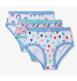 Hatley Pretty Patterns Girls Brief Underwear 3Pk