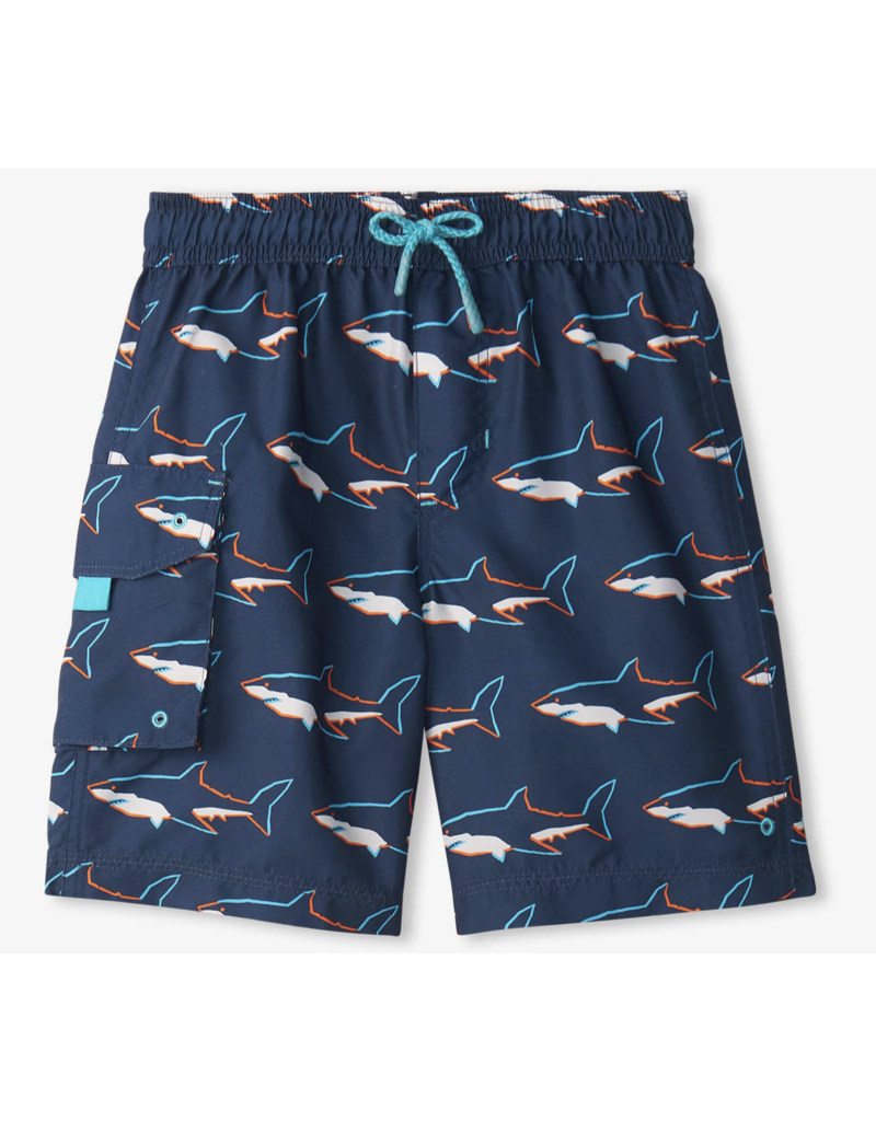 Hatley Swimming Sharks Board Shorts