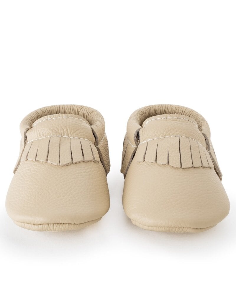 Latte Fringe Moccasins