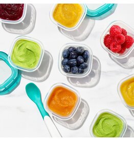 OXO Tot Baby Blocks, Turquoise 2oz