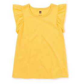 Del Sol Pom-Pom Flutter Top