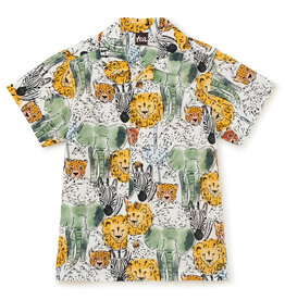 Tea Collection Safari Printed Camp Shirt