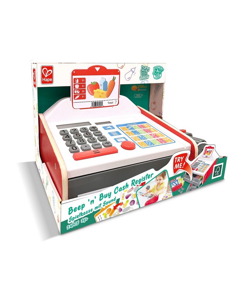 Hape Toys Beep 'n Buy Cash Register