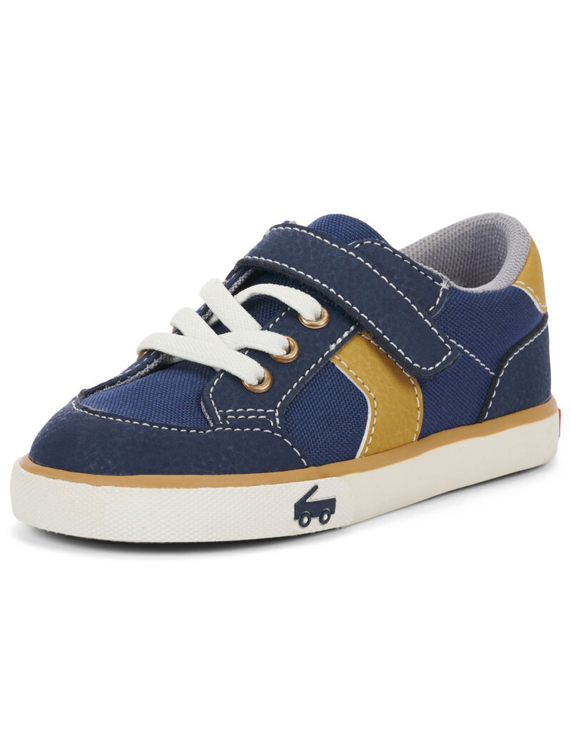 See Kai Run Connor Navy Youth Sneakers