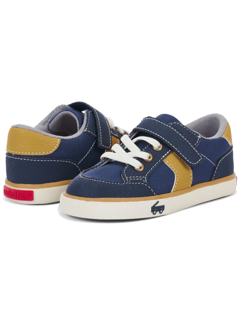 See Kai Run Connor Navy Youth Sneakers