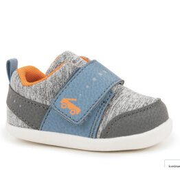 See Kai Run Ryder II Infant Sneakers Grey/Blue, Sizes: 4.5, 5