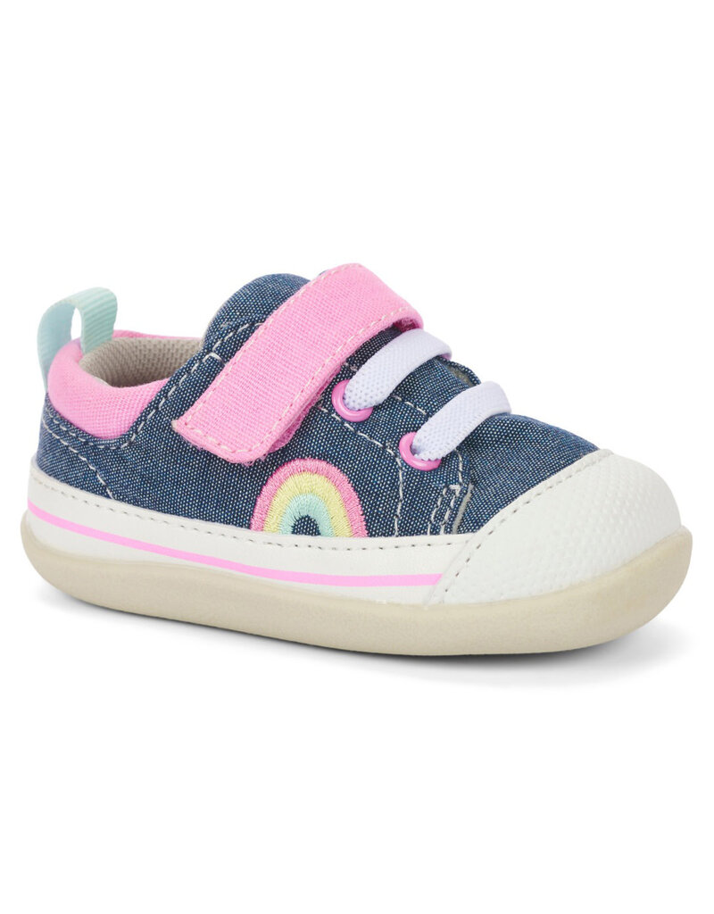 See Kai Run Stevie II Infant Sneakers Chambray/Pink