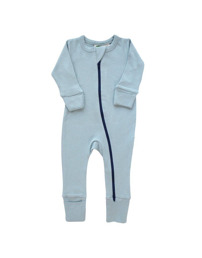 Parade Blue Snuggle Soft Zip Romper