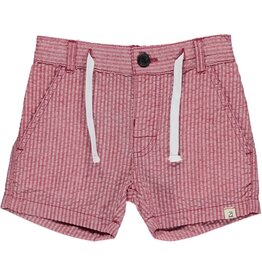 Seersucker Shorts, Coral