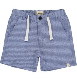 Seersucker Shorts, Navy