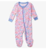 Hatley Ditsy Floral Cotton Footed Coverall
