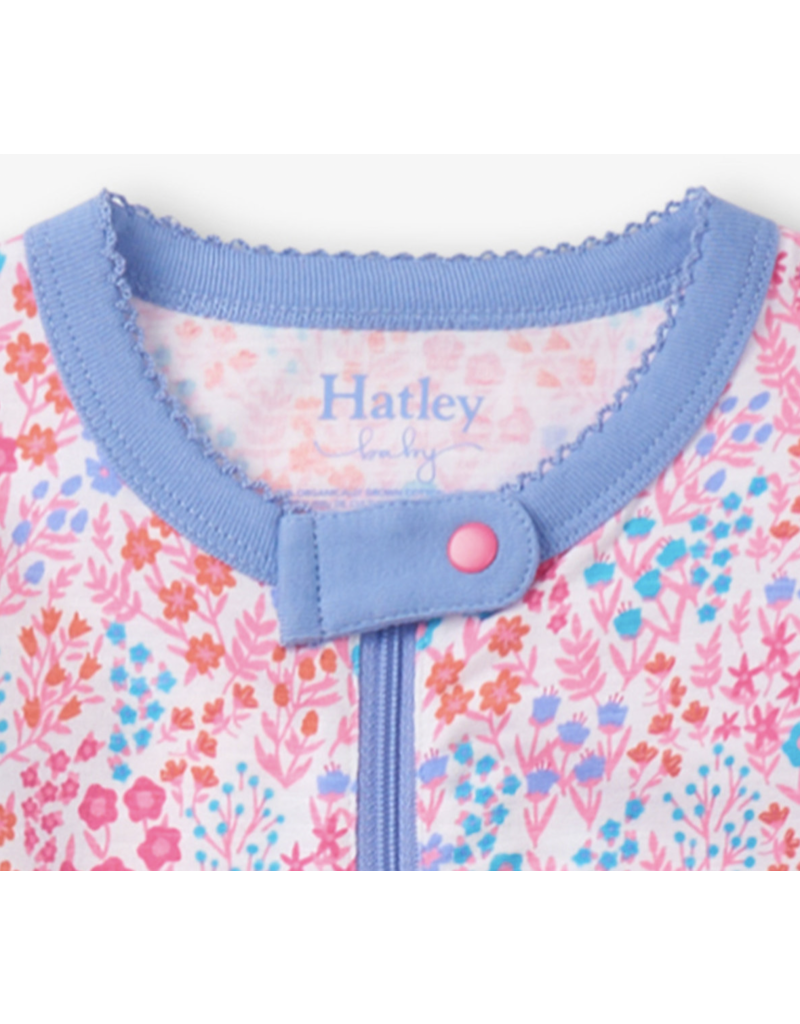 Hatley Ditsy Floral Cotton Footed Coverall