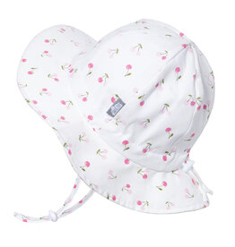 Jan and Jul Cherries Gro-With-Me® Cotton Floppy Sun Hat