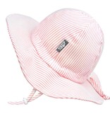 Jan and Jul Pink Stripes Cotton Floppy Hat