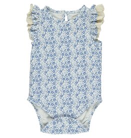 Vignette Blue Amber Onesie, Size: 0-3m