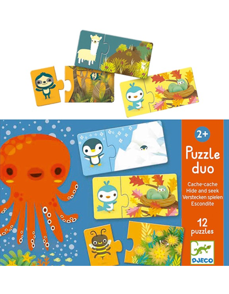 Djeco Puzzle Duo Hide & Seek